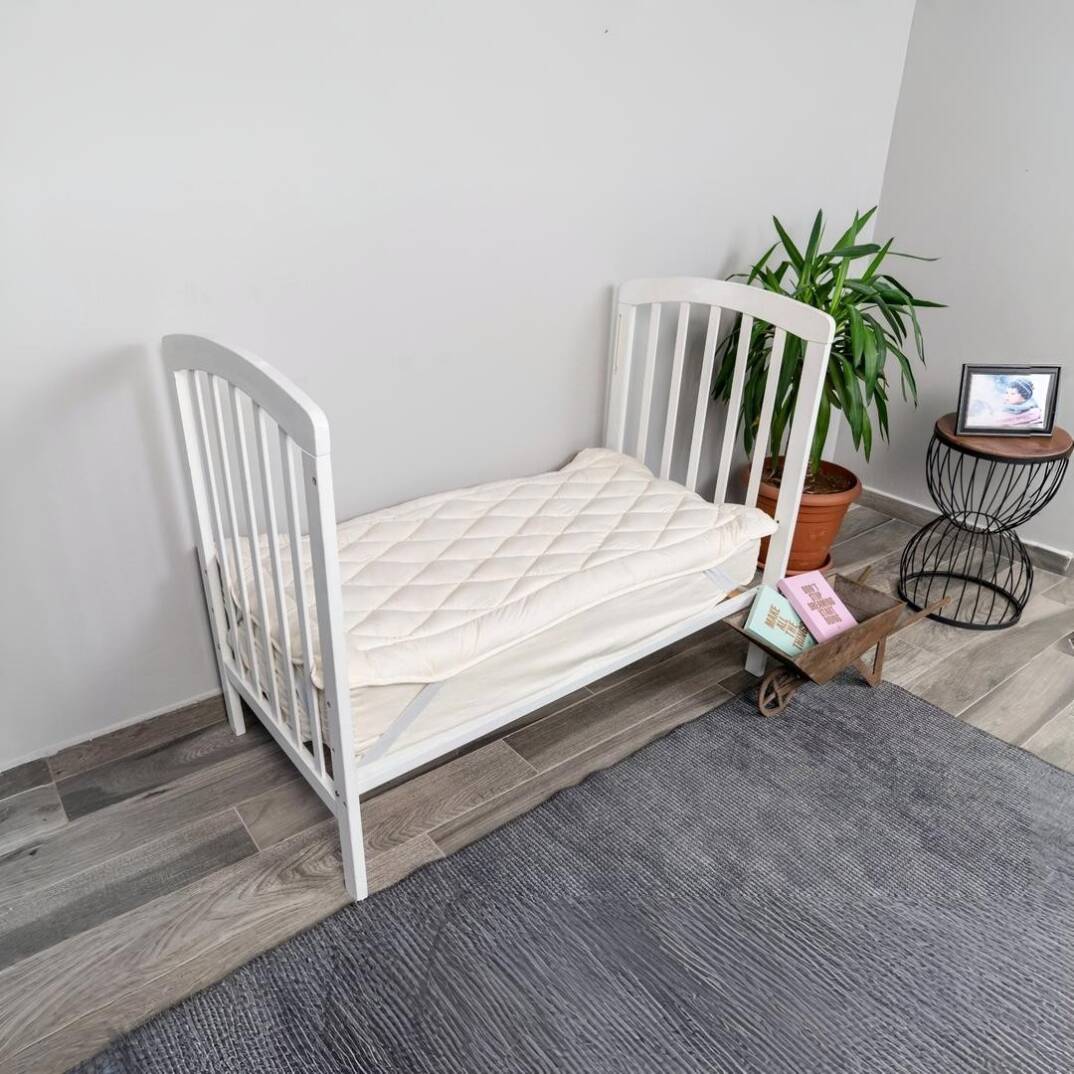 Bebek Yün Yorgan + Alez/ped + Yastık (3’lü bebek seti) %100 Doğal Merinos Yünü - 5