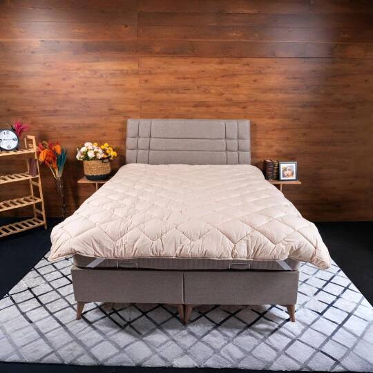 Pamuk Yorgan %100 Doğal ve Saf Pamuk Vanilya