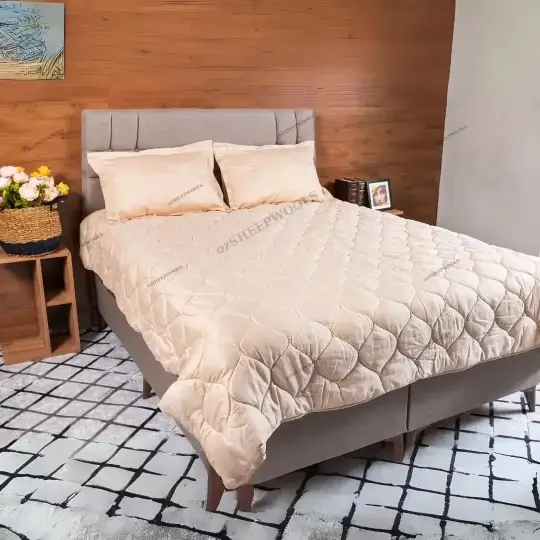 Yazlık İnce Yün Pike + Saten Kumaş kılıfıyla beraber - 2