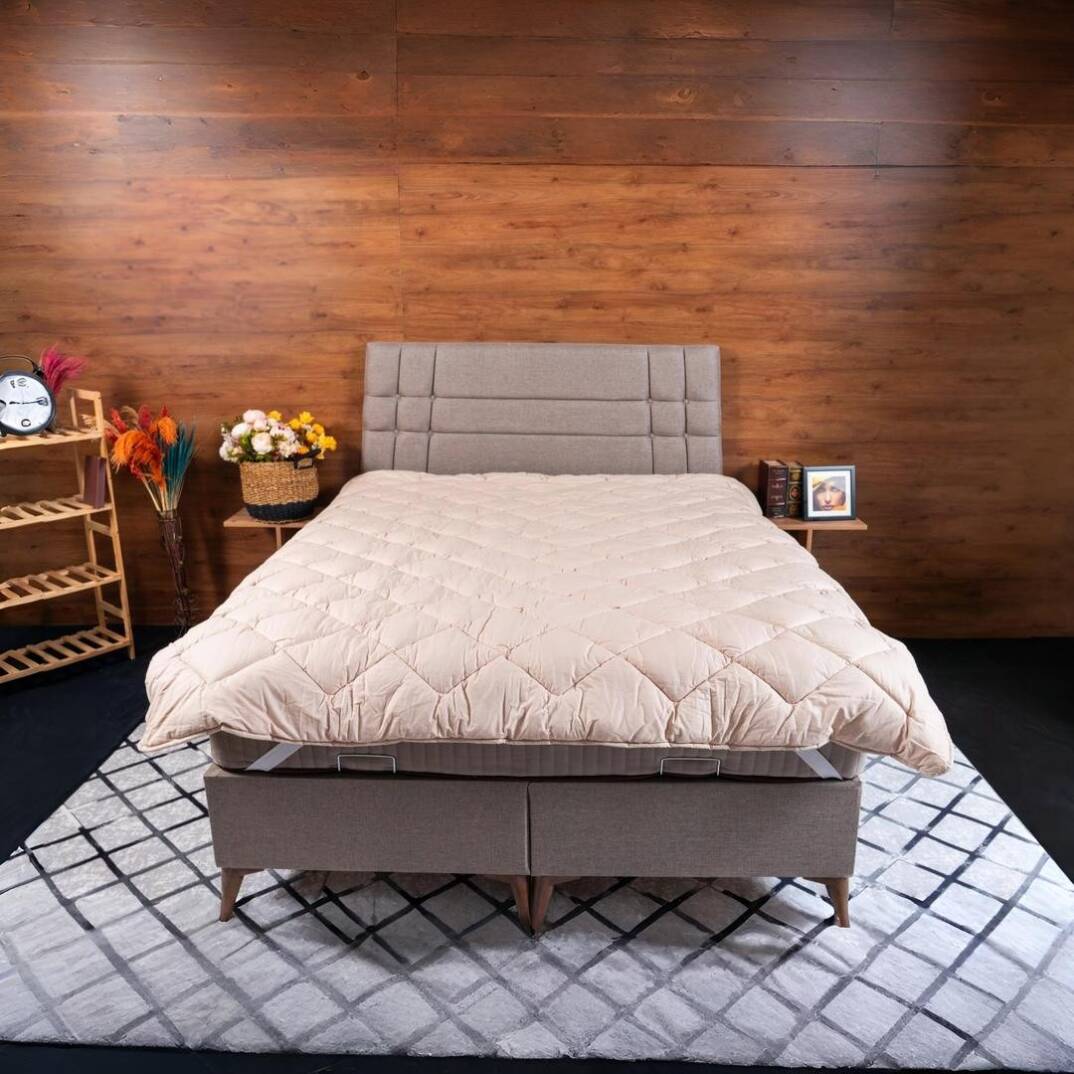 Yazlık İnce Yün Yorgan %100 Doğal Merinos Yünü - 6