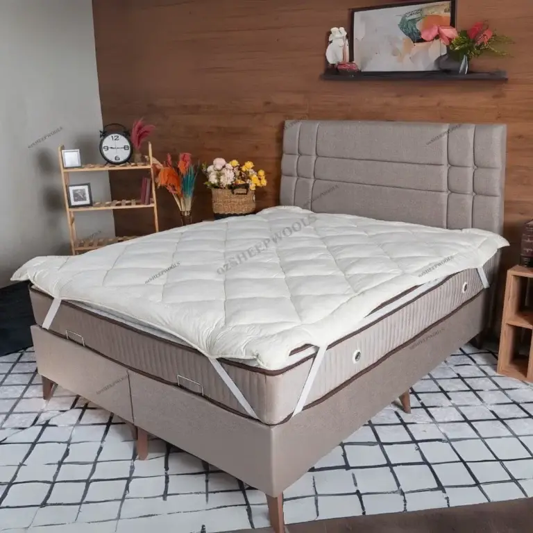 Yün Uyku Seti – Yorgan + Yatak Pedi + Yastık (Tam Set Konfor) %100 Doğal Merinos Yünü  (lütfen açıklamayı okuyun) - 9