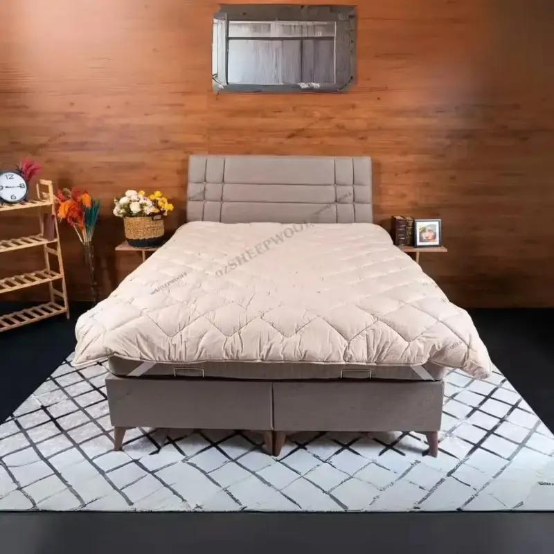 Yün Uyku Seti – Yorgan + Yatak Pedi + Yastık (Tam Set Konfor) %100 Doğal Merinos Yünü  (lütfen açıklamayı okuyun) - 25