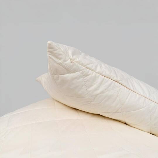 Yün Yastık kapitone kılıf ile beraber (2 Adet) %100 Doğal Merinos Yünü - 2